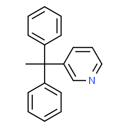 3-(1,1-Diphenylethyl)pyridine structure