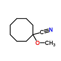 Cyclooctanecarbonitrile, 1-methoxy- (9CI) structure