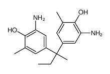 2-amino-4-[2-(3-amino-4-hydroxy-5-methylphenyl)butan-2-yl]-6-methylphenol结构式