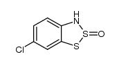 6-chloro-3H-benzo[d][1,2,3]dithiazole 2-oxide结构式