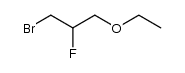 1-ethoxy-3-bromo-2-fluoro-propane Structure