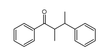 (±)2-methyl-1,3-diphenylbutane-1-one结构式