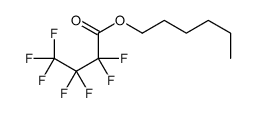 Hexyl heptafluorobutanoate Structure