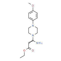 ETHYL 3-AMINO-3-[4-(4-METHOXYPHENYL)PIPERAZINO]ACRYLATE picture