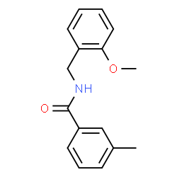 N-(2-Methoxybenzyl)-3-methylbenzamide结构式