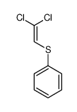 2,2-dichloroethenylsulfanylbenzene Structure