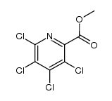 METHYL 3,4,5,6-TETRACHLOROPYRIDINE-2-CARBOXYLATE结构式