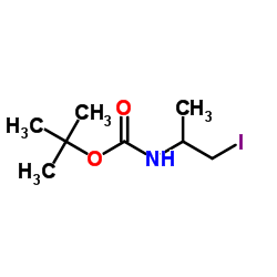 tert-butyl (1-iodopropan-2-yl)carbamate structure