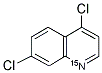 4,7-DICHLOROQUINOLINE-15N Structure