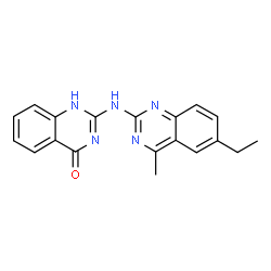 2-[(6-ETHYL-4-METHYLQUINAZOLIN-2-YL)AMINO]QUINAZOLIN-4(1H)-ONE结构式