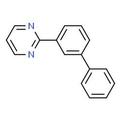 Pyrimidine, 2-[1,1-biphenyl]-3-yl- (9CI) Structure