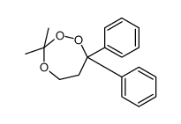 3,3-dimethyl-7,7-diphenyl-1,2,4-trioxepane Structure