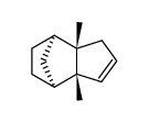 (1S,2S,6S,7R)-2α,6α-Dimethyltricyclo[5.2.1.02,6]deca-3-ene Structure