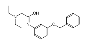 2-(diethylamino)-N-(3-phenylmethoxyphenyl)acetamide Structure