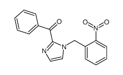 [1-[(2-nitrophenyl)methyl]imidazol-2-yl]-phenylmethanone结构式