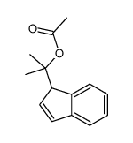 2-(1H-inden-1-yl)propan-2-yl acetate Structure