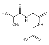 (2-Isobutyrylamino-acetylamino)-acetic acid Structure