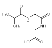 (2-Isobutyrylamino-acetylamino)-acetic acid structure