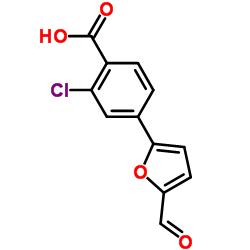 2-Chloro-4-(5-formyl-2-furyl)benzoic acid图片