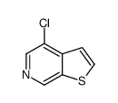 4-氯噻吩并[2,3-c]吡啶结构式