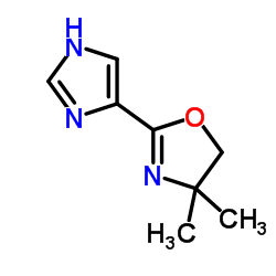 Oxazole,4,5-dihydro-2-(1H-imidazol-4-yl)-4,4-dimethyl- (9CI)结构式