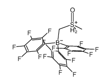 dimethylsulfoxonium methylide*tris(pentafluorophenyl)borane Structure