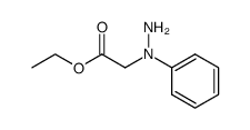 ethyl 1-phenylhydrazinoacetic acid结构式