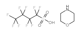 N-Morpholinium nonafluorobutanesulfonate结构式