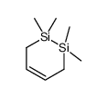 1,1,2,2-tetramethyl-3,6-dihydrodisiline结构式