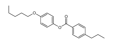 (4-pentoxyphenyl) 4-propylbenzoate结构式