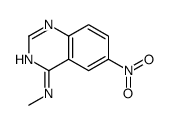 N-甲基-6-硝基-4-喹唑啉胺结构式