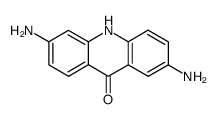 2,6-Diaminoacridin-9(10H)-one结构式