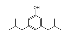 3,5-bis(2-methylpropyl)phenol Structure