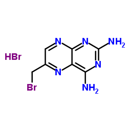 6-(Bromomethyl)-2,4-pteridinediamine hydrobromide structure
