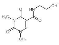 5-Pyrimidinecarboxamide,1,2,3,4-tetrahydro-N-(2-hydroxyethyl)-1,3-dimethyl-2,4-dioxo- picture