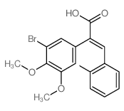 3-(2-aminophenyl)-2-(3-bromo-4,5-dimethoxy-phenyl)prop-2-enoic acid Structure