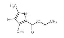 ethyl 4-iodo-3,5-dimethyl-1H-pyrrole-2-carboxylate structure