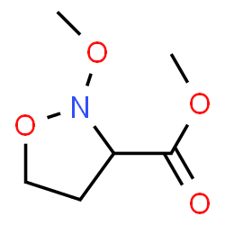 3-Isoxazolidinecarboxylicacid,2-methoxy-,methylester(9CI) structure