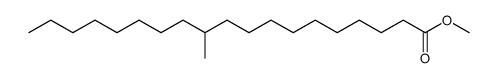 11-Methylnonadecanoic acid methyl ester结构式