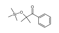 2-methyl-1-phenyl-2-((trimethylsilyl)oxy)propan-1-one Structure