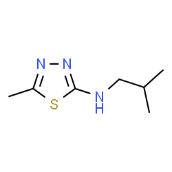 1,3,4-Thiadiazol-2-amine,5-methyl-N-(2-methylpropyl)-(9CI)结构式