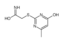 2-[(6-methyl-4-oxo-1H-pyrimidin-2-yl)sulfanyl]acetamide Structure