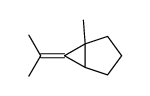 1-methyl-6-propan-2-ylidenebicyclo[3.1.0]hexane结构式