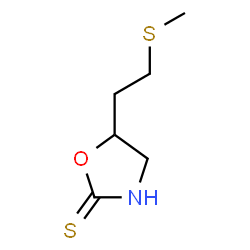 5-[2-(Methylthio)ethyl]-2-oxazolidinethione Structure
