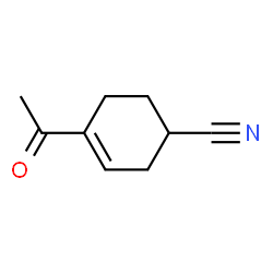3-Cyclohexene-1-carbonitrile, 4-acetyl- (9CI)结构式