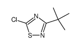 3-tert-butyl-5-chloro-1,2,4-thiadiazole结构式