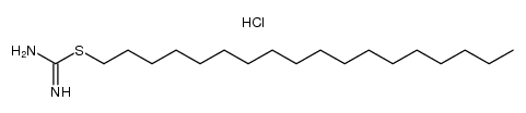 S-octadecyl-isothiourea, hydrochloride Structure