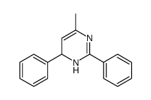 6-methyl-2,4-diphenyl-1,4-dihydropyrimidine结构式