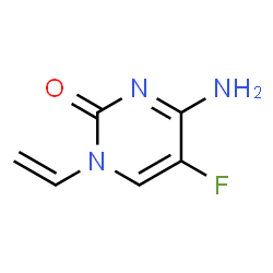 2(1H)-Pyrimidinone, 4-amino-1-ethenyl-5-fluoro- (9CI) Structure