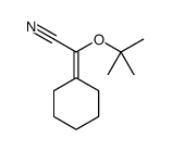 2-cyclohexylidene-2-[(2-methylpropan-2-yl)oxy]acetonitrile结构式